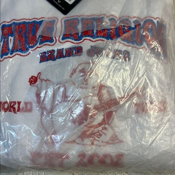 TRUE RELIGION - HERITAGE LOGO BOYFRIEND HOODIE - Picture 6 of 7